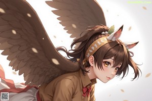 A girl in a school uniform holding a sword.