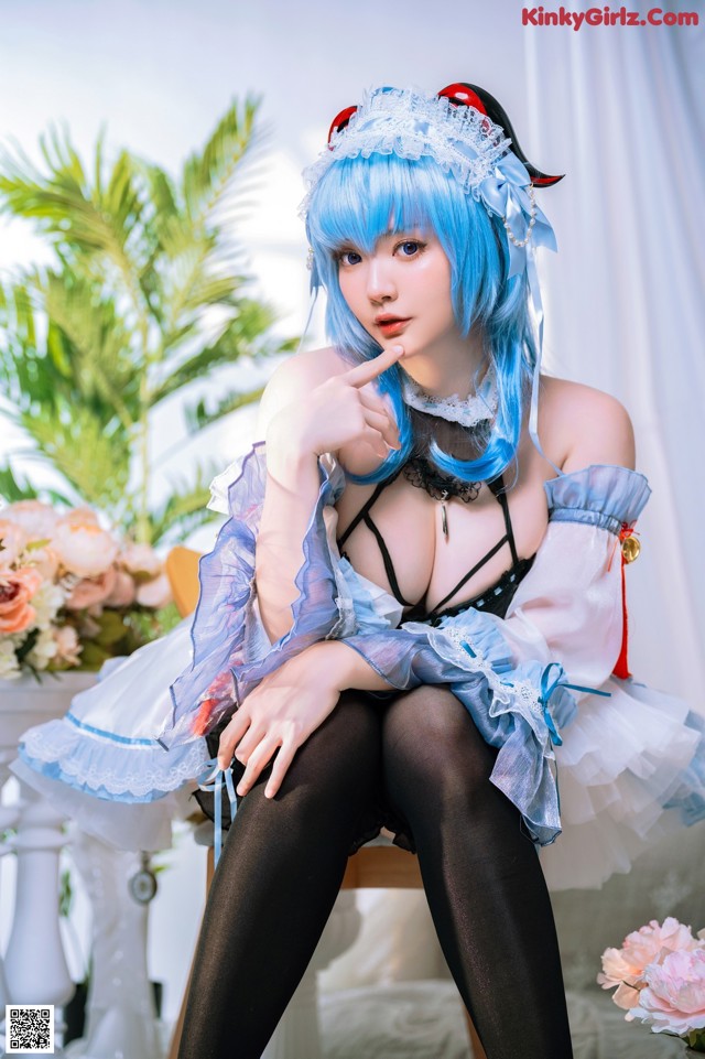 Cosplay Ying Tze 甘雨 Ganyu Maid No.04af83